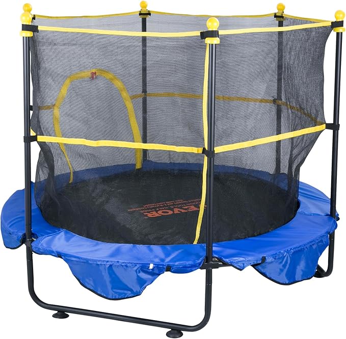 VEVOR 5FT Trampoline 50"/55"/56 * 35" for Indoor/Outdoor use for Toddlers, Foldable Mini Baby with Foam Handle, Recreational Birthday Gift