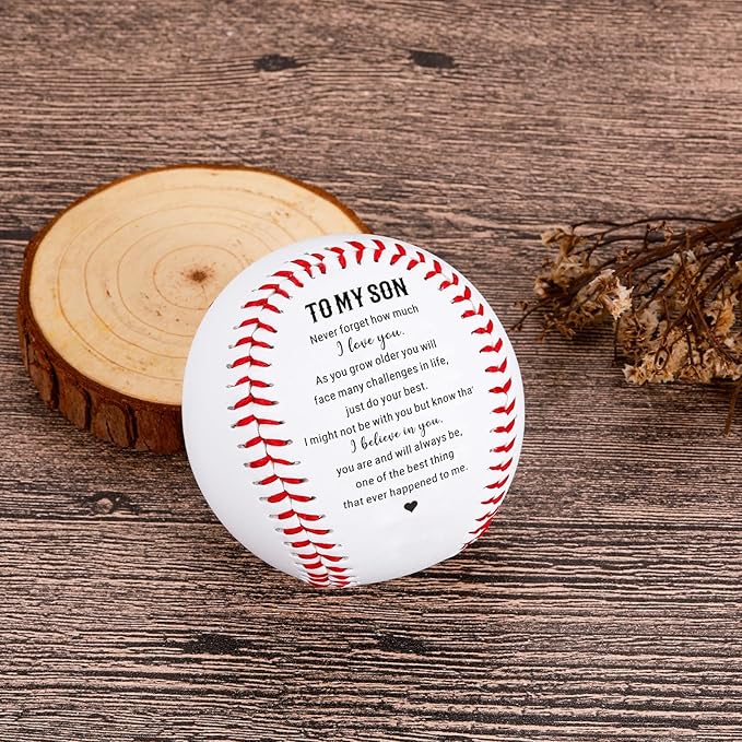 Fleure Esme Baseball Gifts for Son Boys 8-12 Son Gifts from Mom Dad Birthday Gifts for Son 6-8 Baseball Homerun Inspirational Stuff for Teen Boys Gift for Bonus Christmas Sweetest Day