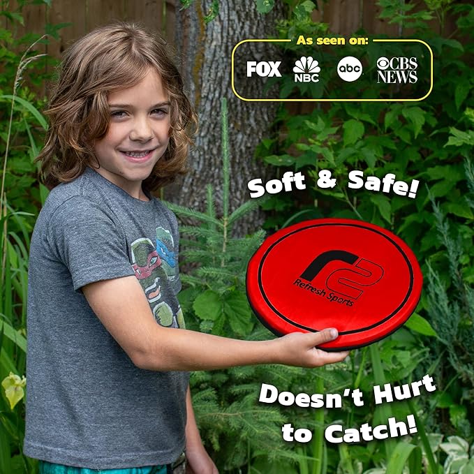 Soft Flying Disc for Kids: Beach Soft Disc - Durable Design Floats On Water - Beach Toys, Pool Toys & Game for Adults Outdoor Fun Camping Games - Boy Gifts & Girls Ages 5 6 7 8 9 10 11 12 13 & Up