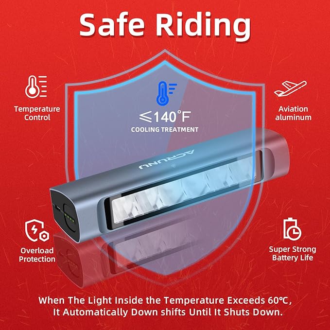 Super Bright 3400 Lumens LED Bike Light USB Rechargeable - 5 Modes Bicycle Headlight with 7H Runtime, IPX6 Waterproof, Quick Release Mount for Mountain Road Cycling Commuting Night Safety