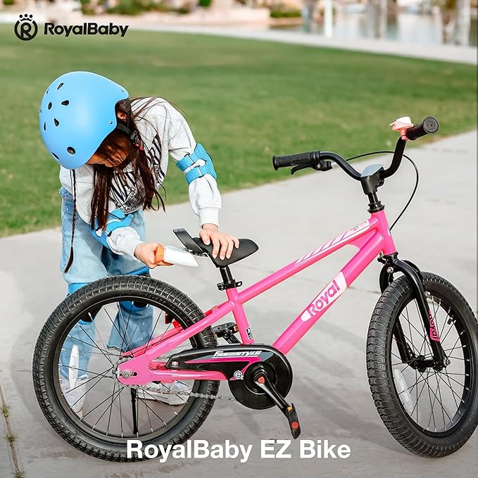 RoyalBaby Kids Bike EZ Freestyle Training Free Balance to Pedal Easy Learning Bicycle, 12-18 Inch for Toddlers to Big Kids
