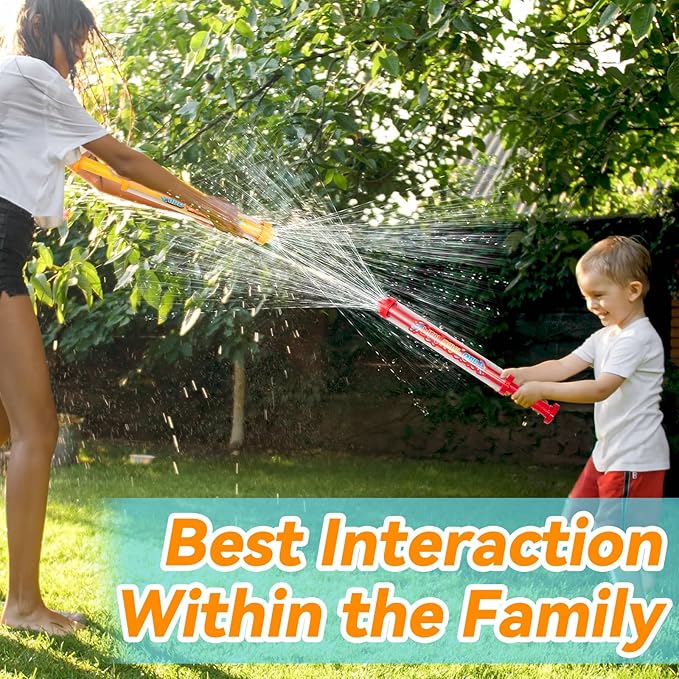 6 Pack Water Squirter Toys for Kids Pool Blaster Water Guns, Water Game Fighting Toys for Summer Swimming Pool Beach Outdoor Activity for Boys Girls Adults