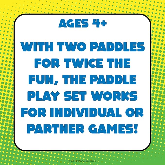 Koosh Paddle Playset – Beach Toys, Outdoor Games for Adults and Family, Outdoor Games for Kids, Fidget Toys for Kids, Ages 4+