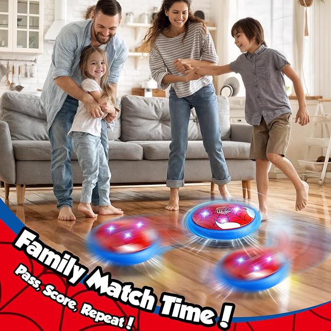 YOTOY Hover Soccer Ball Indoor with Batteries - Light Up, Sports & Outdoor Play Toys Games, Toys for Ages 8-13 Kids Toddler, Birthday Gifts for Boys 3, 4, 5, 6, 7, 8, 9, 10, 11, 12 Year Old