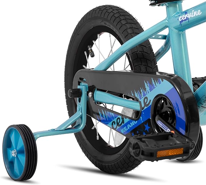 KEANO Cervine 14 16 20 Inch Kids Bike for Boys Girls Ages 3-10 Years, 14 16 Inch Toddler BMX Bikes with Training Wheels and Basket, 20 in Children Bicycles with Kickstand