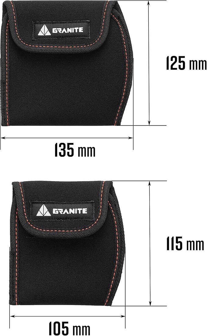 Granite Pita Bicycle Pedal Covers, Bike Pedal Covers for Bike Transport Protection, Against Damage and Scratche When in Storage and Transit, 3mm Thick Neoprene Pedal Covers