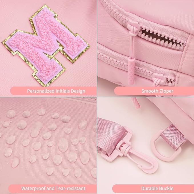 Birthday Gifts for 3 4 5 6 7 8 9 10 11 12 13 14 15 16 Year Old Girls,Crossbody Sling Bag Backpack Fanny Pack Purse for Teen Girl Kid Daughter Sister Her,Cute Trendy Stuff - Peach,M