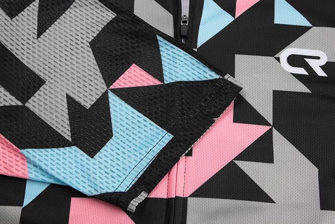 Coconut Ropamo CR Men's Cycling Jersey Set Road Bike Jersey Zipper Pocket Bib Shorts with 4D Padded Cycling Clothing Set