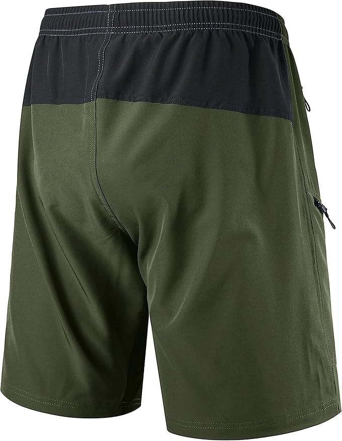 Men's Mountain Bike Shorts 3D Padded Baggy Bicycle Riding Cycling Shorts Quick Dry Lightweight Biking Shorts