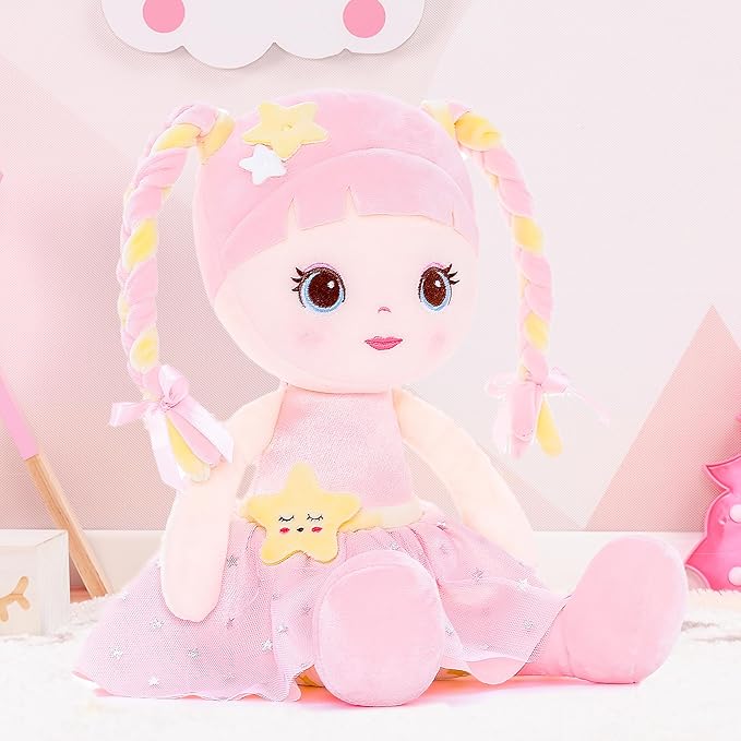 Lazada First Baby Dolls Soft Baby Girl Gifts American Doll Pink 16"…