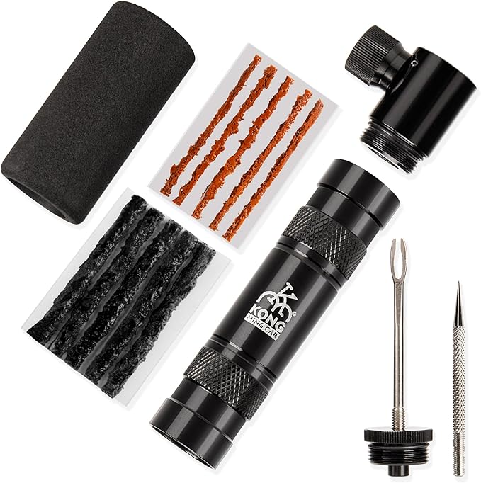 CO2 Inflator Kits, Presta and Schrader Valve Compatible, CO2 Bike Tire Pump for Mountain and Road Bicycles