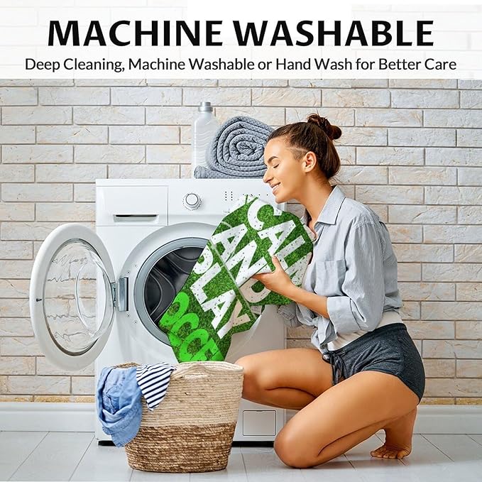 Personalized Soccer Blanket - 60x80 Inches Soft Fuzzy Cozy Blankets for Adults for Soccer Players - Sports Throw Blanket for Couch, Living Room & Bed