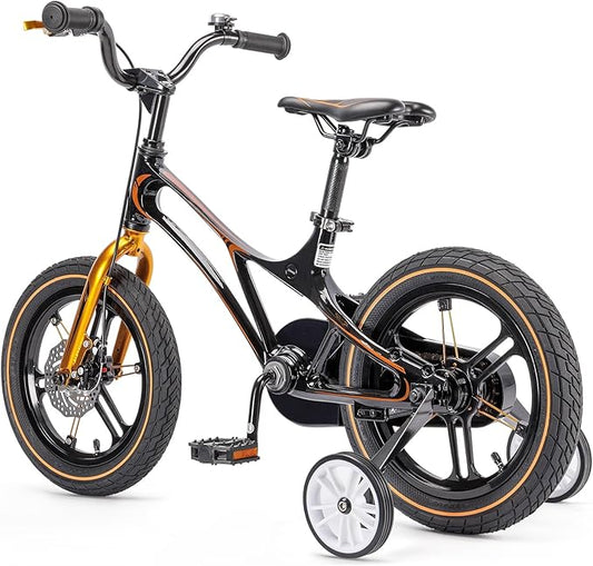 CXWXC Kids Bike - 14 16 18 Inch Children Bicycle for Boys Girls Age 3-9 Years, Single Speed Lightweight Kids Bikes with Training Wheel, Coaster/Disc Brake