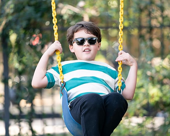 Sunnies Shades Kids Sunglasses, Toddler Sunglasses - Polarized UVA and UVB Protection, Anti-Slip Frame for kids.