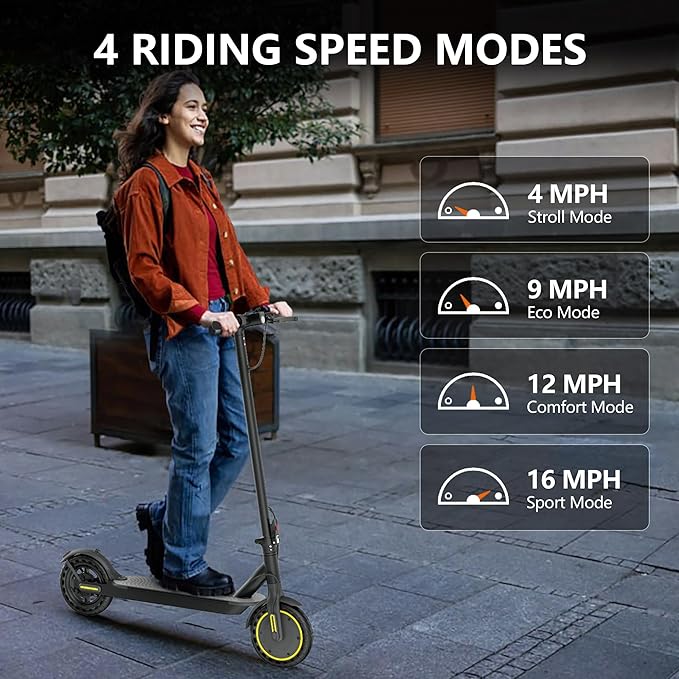 Electric Scooter for Adults, 8.5/10/14" Tires, 19/22Mph, 350W/500W Motor, 21-28 Miles Range, Folding E-Scooter with Dual Suspension,APP(V1/SPRO/MAX/PRO/X1/X1PRO)