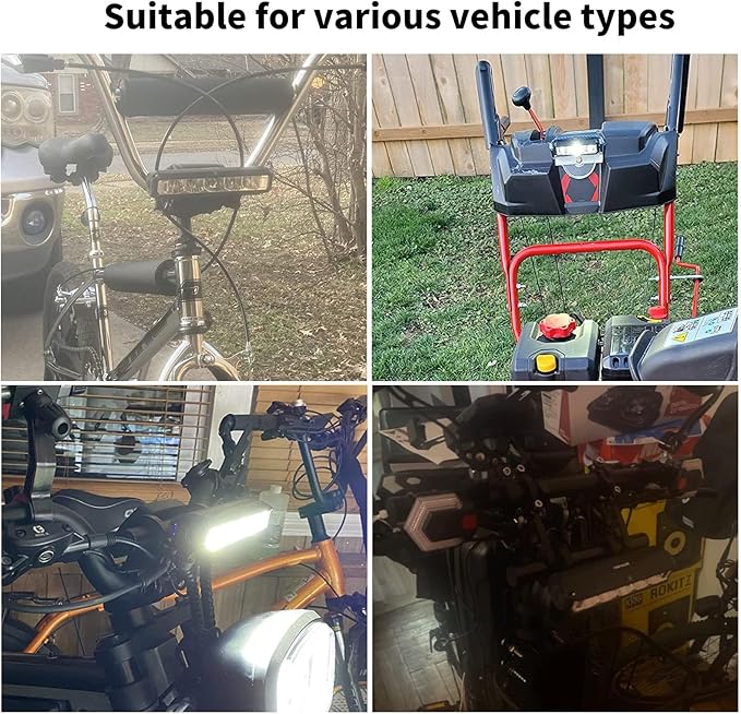 Super Bright 3400 Lumens LED Bike Light USB Rechargeable - 5 Modes Bicycle Headlight with 7H Runtime, IPX6 Waterproof, Quick Release Mount for Mountain Road Cycling Commuting Night Safety