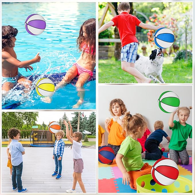 Wettarn 12 Pcs Mini Basketballs for Kids - Size 3 Colorful Rubber Basketball Bulk with Pump for Mini Hoop, Indoor Outdoor Practice, Game, Back to School Party, 7 Inch