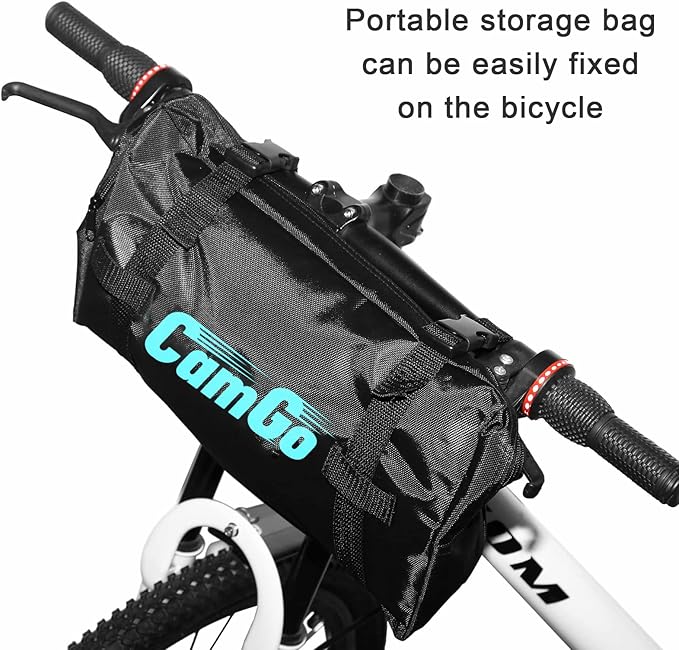 CamGo 26 Inch Folding Bike Transport Bag - Waterproof Bicycle Travel Case Carrier Bag for Train Air Travel