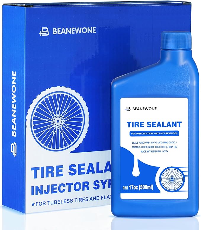 Tubeless Tire Sealant, 500ML Tubeless Sealant Long-Lasting Bike Sealant for MTB, Road, CX and Gravel Bicycle Tires