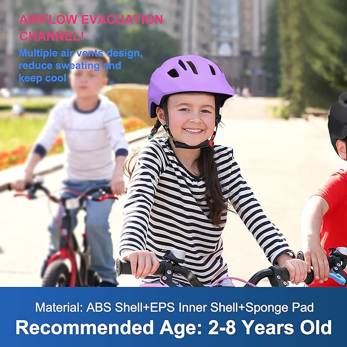 XJD Toddler Helmet Kids Bike Helmet for Infant/Baby Multi-Sport Adjustable Skateboard for Kids Boys Girls Lightweight for Age 1 and Older