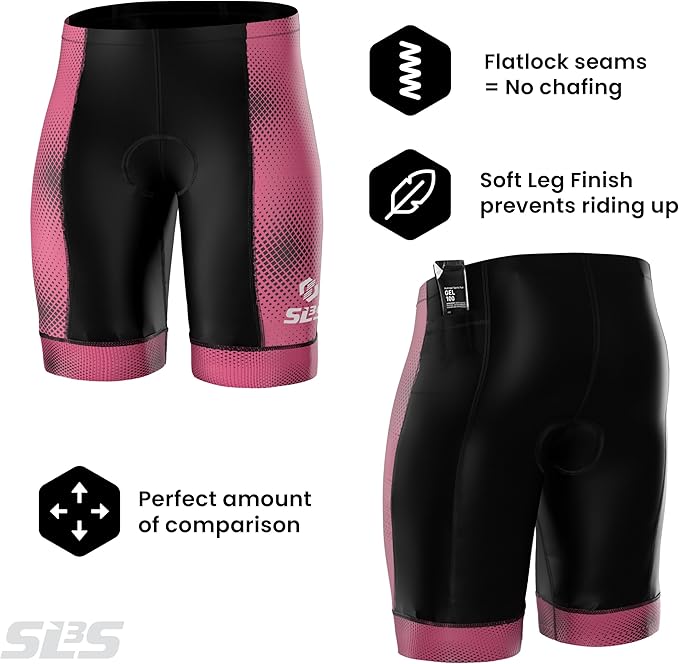 SLS3 Triathlon Shorts Mens – Tri Shorts Mens – 2 Pockets FRT – Designed by Athletes for Racing