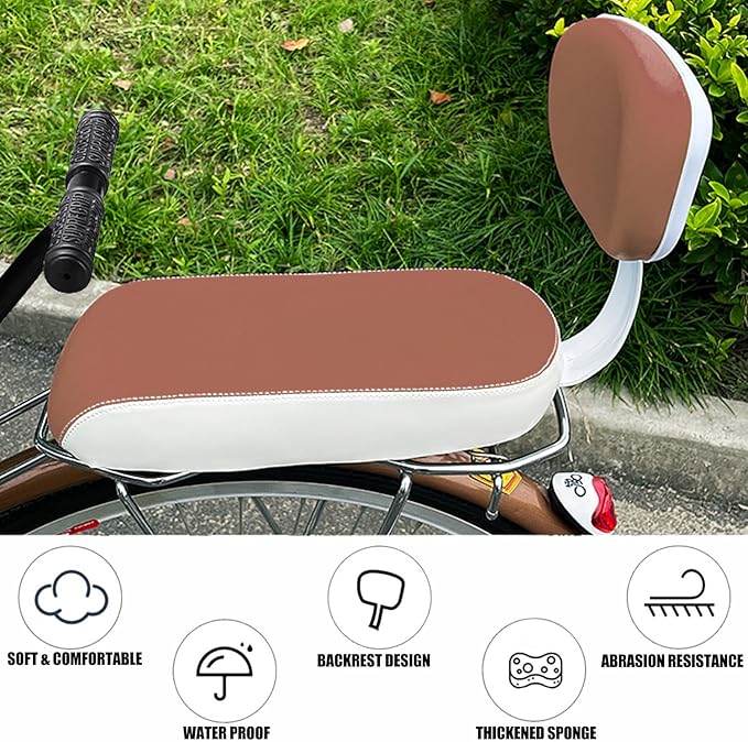 Bicycle Manned Cushion Mountain Bike Back Shelf Seat Cushion Manned Comfortable Saddle Children Back Seat