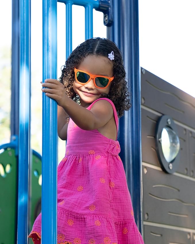 Sunnies Shades Kids Sunglasses, Toddler Sunglasses - Polarized UVA and UVB Protection, Anti-Slip Frame for kids.