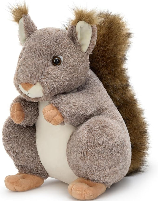MaoGoLan Giant Squirrel Stuffed Animal,17.7" Realistic Squirrel Plush Toys with Cute and Fluffy Tails,Big Stuffed Squirrel Gift for Forest Animal Lover,Girls,Boys,Kids,Baby Shower