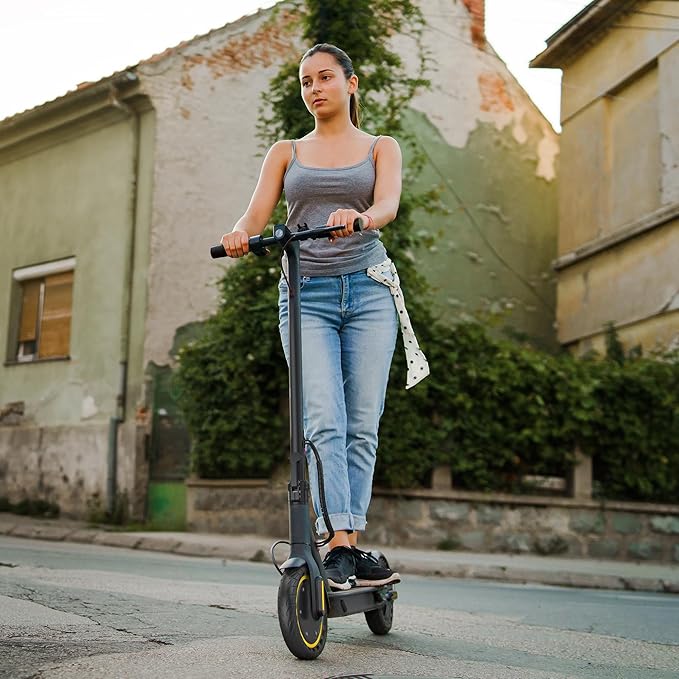 WERHY Electric Scooter, 8.5"/10"/14" Tire, Powerful 350/500W Motor, Top Speed 19/22 MPH, 21-49Miles Max Range, Folding Escooter for Adults & Teens with Dual Braking