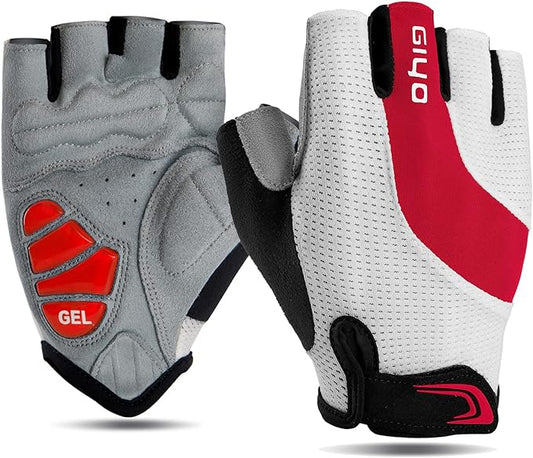 Cycling Gloves for Men Women - Road/Mountain Bike Gloves Anti Slip Shock Absorbing Padded -Bicycle Biking Gloves for Fitness Cycling Training Outdoor Sports