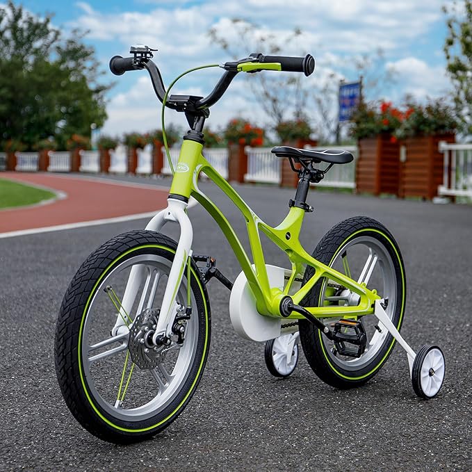 CXWXC Kids Bike - 14 16 18 Inch Children Bicycle for Boys Girls Age 3-9 Years, Single Speed Lightweight Kids Bikes with Training Wheel, Coaster/Disc Brake