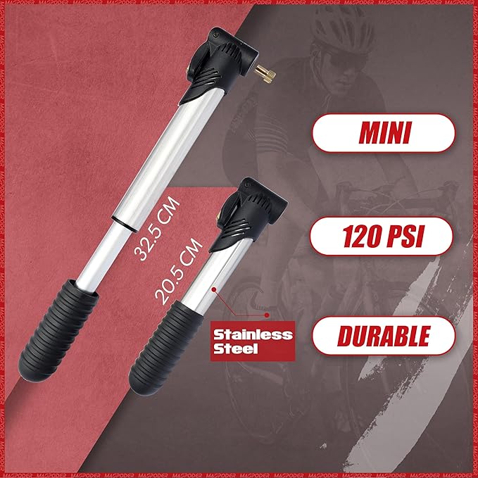 Bike Tool Kit, Repair Kit Mini Ratchet Wrench with 26 Bits, Saddle Bag, Pump, Tire Lever Patches Bicycle Multitool Accessories Screwdriver Set for Adult Bikes Road Mountain MTB