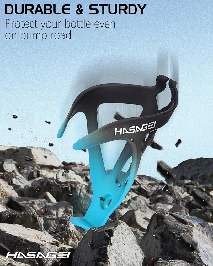 Bike Water Bottle Holder, Durable Non-Slip Lightweight Universal Bicycle Bottle Cage for Mountain/Road Cycling Accessories