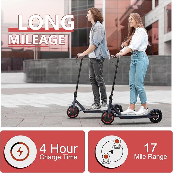 Electric Scooter, 8.5" /10" /14" Tire, 16/19/22 Mph Top Speed, 12/22/27/28/49 Miles Long Range, Folding Escooter for Adults and Teens with Dual Braking,Dual Suspension, App
