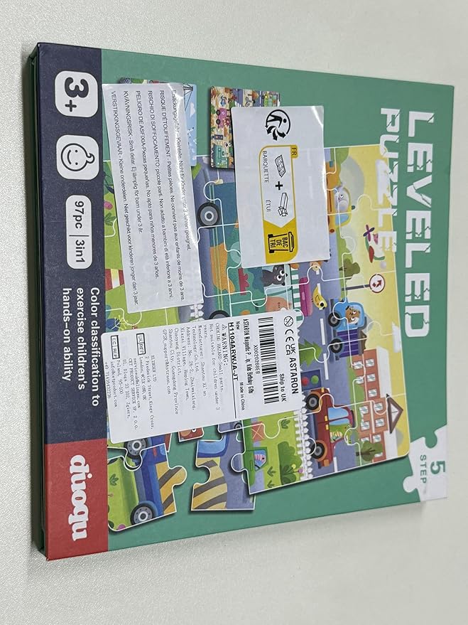 ASTARON Magnetic Puzzles for Toddlers, 25-30-42 Pieces Traffic Learning Magnet Puzzles for Road Trip, Educational Travel Toys Car Plane Activities for Kids, Kids Birthday Gifts