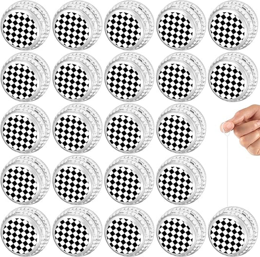 24 Pack Racing Car-Themed LED Light Up Yo Yo Balls Party Favors, Back to School Gifts, LED Lighted Yo Yo Bulk Toys for Boys Girls Birthday Classroom Rewards