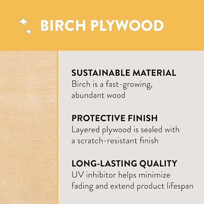 Chef's Station Kids Wooden Pretend Kitchen Stove, Play Kitchen, Natural