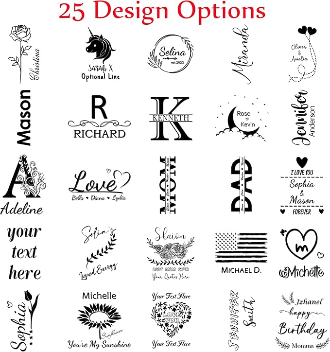 M YESCUSTOM Personalized Water Bottles with Straw Lid Custom Stainless Steel Sports Water Bottle with Name Thermos Double Wall Insulated Cup Customized Gifts for Women Men Kids School Travel Style 03