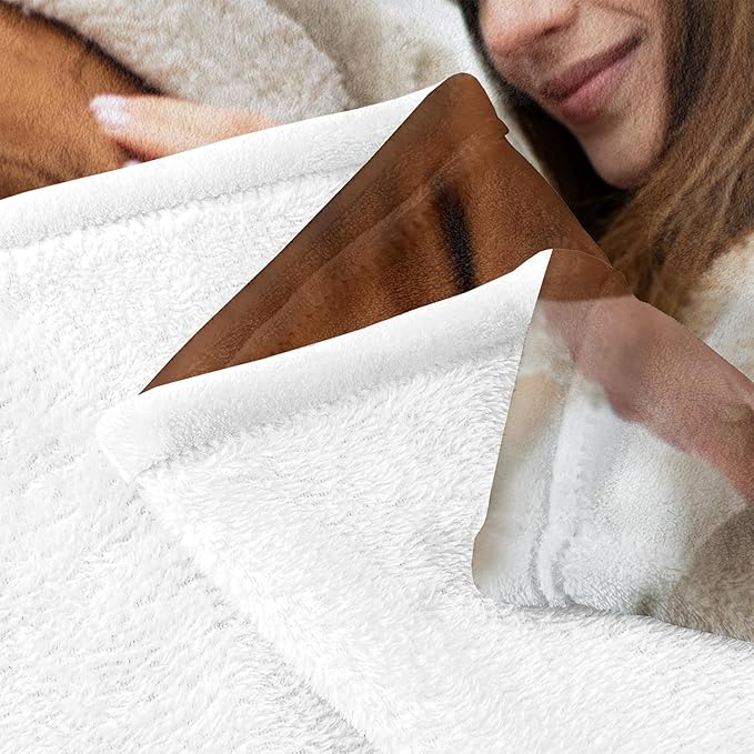 Custom Blanket with Photos, Personalized Blankets with Picture, I Love You Girlfriend Boyfriend Couples Gifts, for Birthday Christmas Women Men Adult Kids Mom Dad Wife Husband
