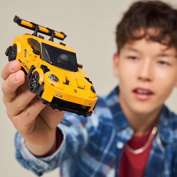 LEGO Speed Champions Porsche 911 GT3 RS Super Car Toy - Model Kit & Pretend Play Toy for Boys & Girls, Ages 9+ - Sports Car Building Set for Kids & Racing Fans - Gift Idea for Birthdays - 77239