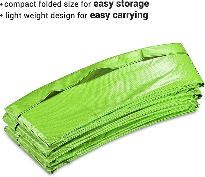 AW 12/13/14/15FT Trampoline Spring Cover Replacement Trampoline Safety Pad Trampoline Accessories, UV-Resistant, PVC EPE Foam Protection Blue/Multicolor/Green