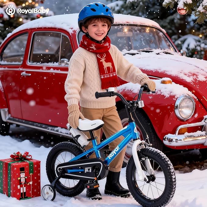 RoyalBaby Kids Bike Freestyle Classic & EZ Balance Pedal Switchable Bicycle, 12 14 16 18 Inch, 3-10 Years Toddler to Big Kids