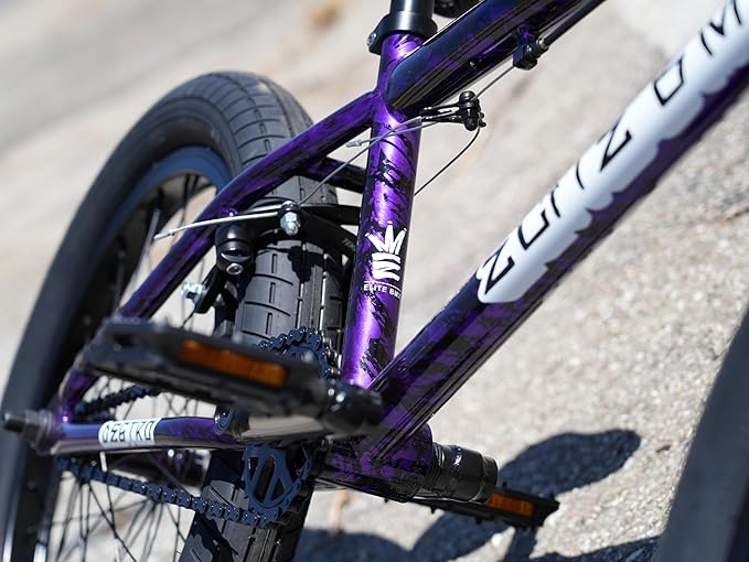 Elite BMX Bicycle 18", 20" & 26" Model Freestyle Bike - 3 Piece Crank