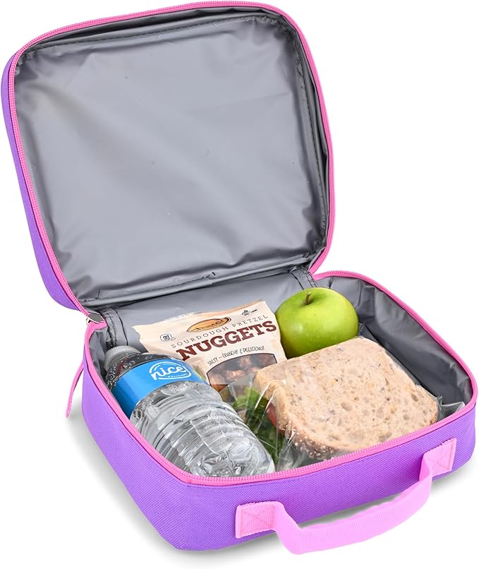 Fast Forward Paw Patrol Skye Lunch Box for Kids | Insulated Lunch Bag Lunch Box for Girls, Boys, Toddlers | Paw Patrol Skye and Everest Purple Reusable Lunchbox