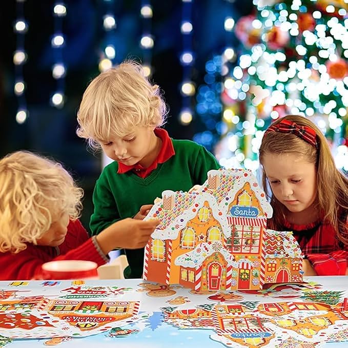 SHITOOMFE Felt Board Story Sets, Felt Board Story Sets Christmas Toys, Christmas, Early Learning Interactive Hanging Wall Activities for Toddlers Kids