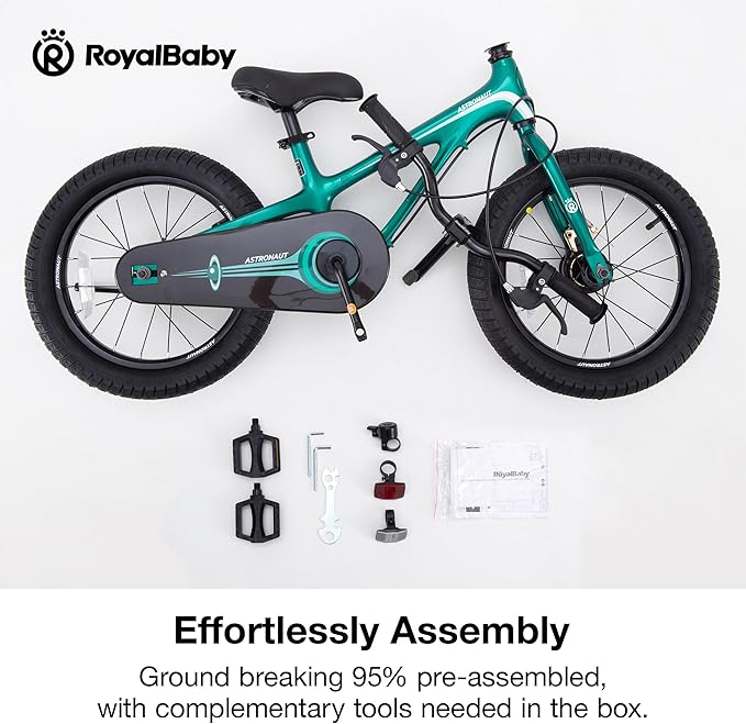 RoyalBaby Magnesium Kids Bike Lightweight Alloy Children Sport Bicycle 14/16/18 Inch Wheel for Boys Girls Ages 3+ Years