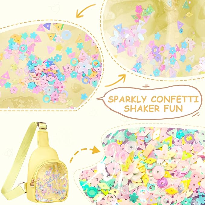 COSHAYSOO Personalized Christmas Birthday Gifts Burr Basket Stuffers for Girls Yellow Purse Sling Bag Crossbody Girl Cute Funny Cool Mini Travel Fashion Accessories Monogrammed Initial Letter R