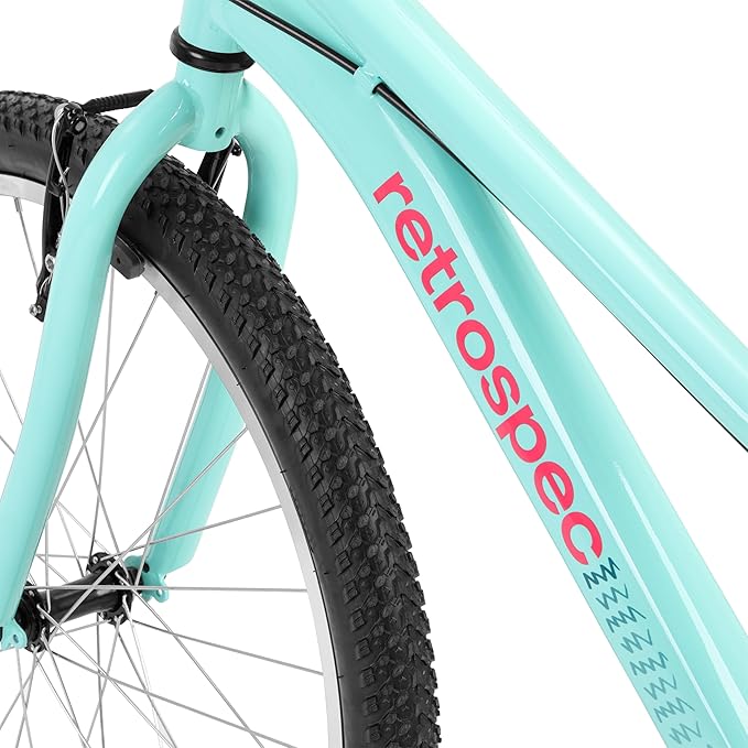 Retrospec Dart 20 & 24 Inch Kids Bike - 7-Speed Hybrid Bicycle for Ages 6-11 with 29in All-Season Tires & Shock Absorption - Adjustable Height Youth Bike with V-Brakes & Smooth Gear Shifting