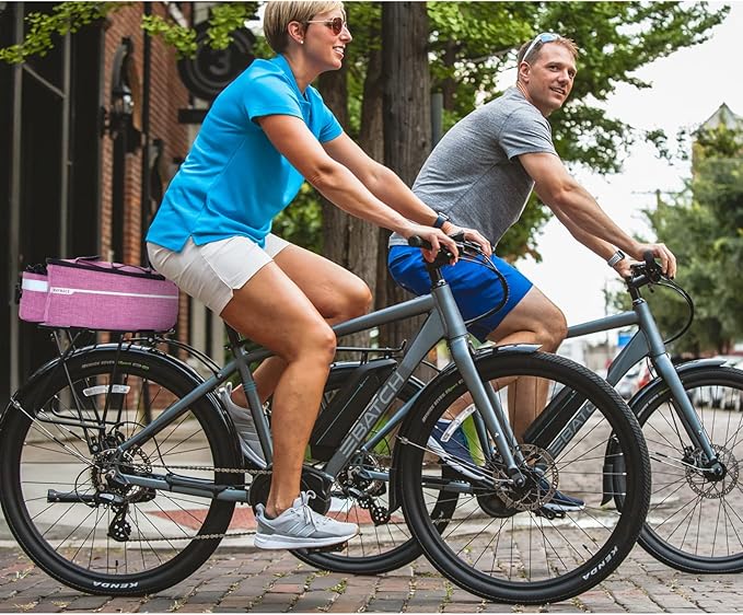 RAYMACE Bike Rear Rack Bag with Tail Light, Bike Truck Cooler Bag for Warm or Cold Items