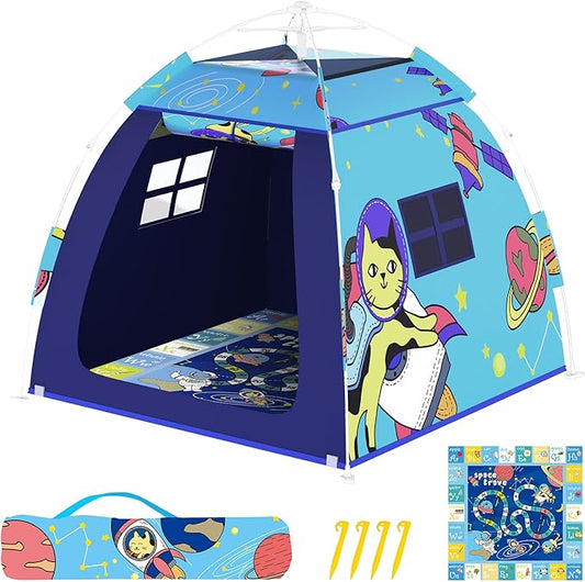 Outdoor Multi-Purpose Play House for Toddlers-Easy to Set up and Pop up Play Tent with Tunnel and Playhouse Kids Indoor Outdoor, Outdoor/Indoor Kid's Pop Up Play House, Gift for Toddlers(Cat)